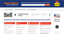Desktop Screenshot of ligueinformajundiai.com.br