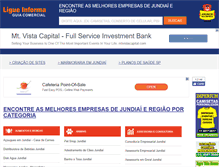Tablet Screenshot of ligueinformajundiai.com.br
